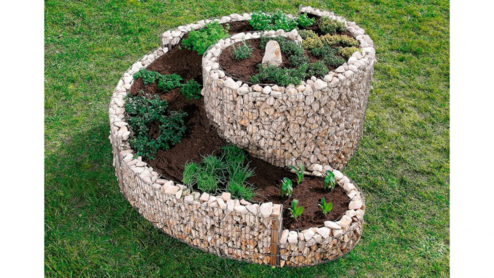 Клумбы из асбестовых труб