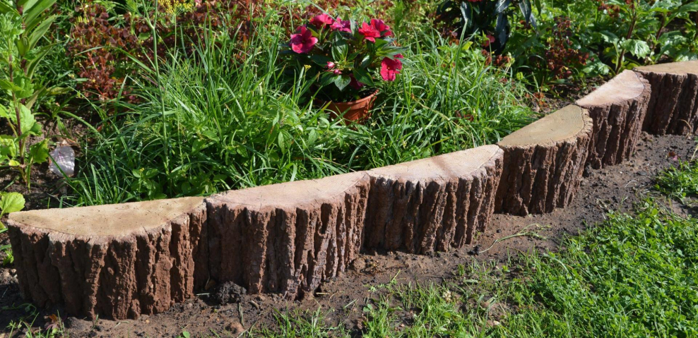 Габионы клумбы