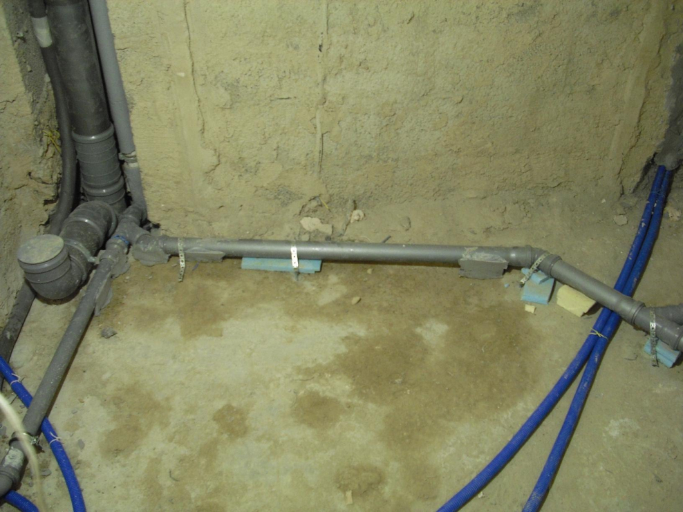 Разводка канализации для стиральной машины