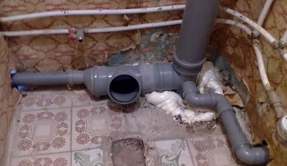 Монтаж канализации в квартире
