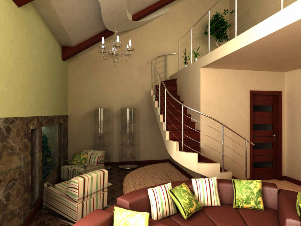 Двухуровневая квартира студия планировка