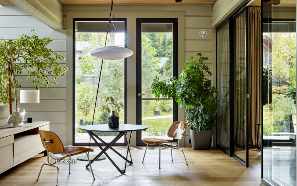 Гостиная открытой планировки