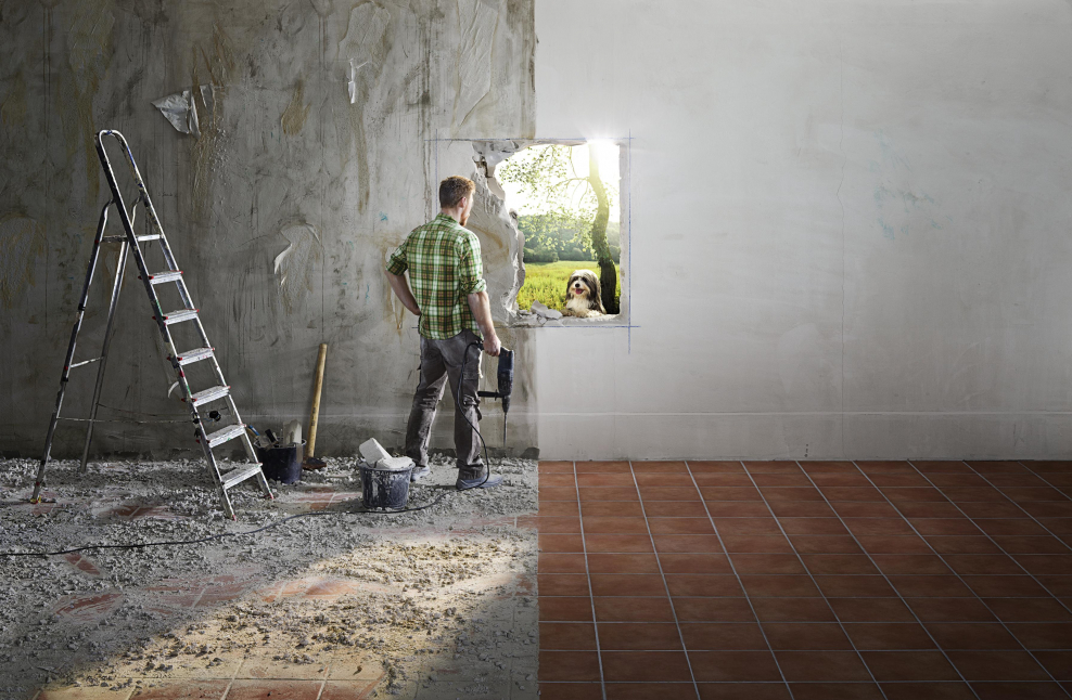 Креативная реклама ремонта квартир