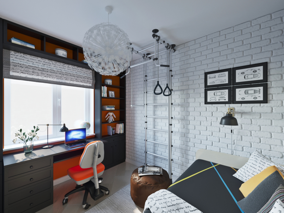 Фон комната подростка