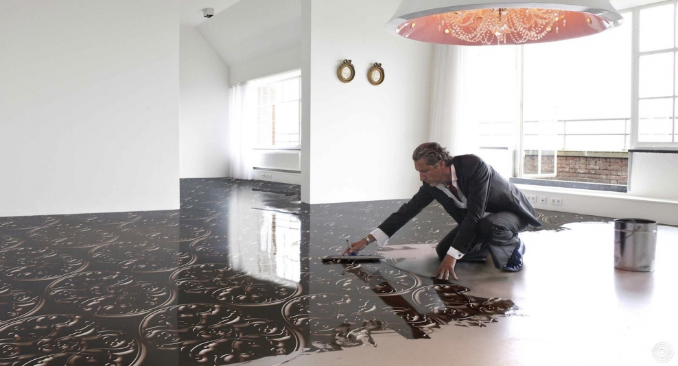 Пол наливной 3д самовыравнивающийся