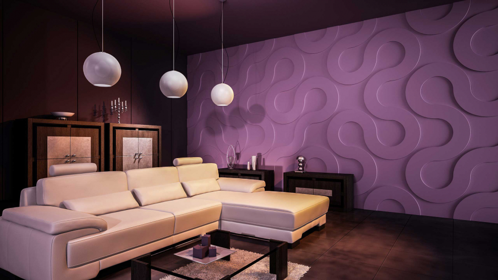 Гипсовые 3д панели для стен