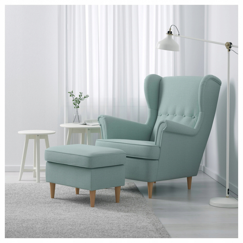 Кресло икеа СТРАНДМОН бежевый