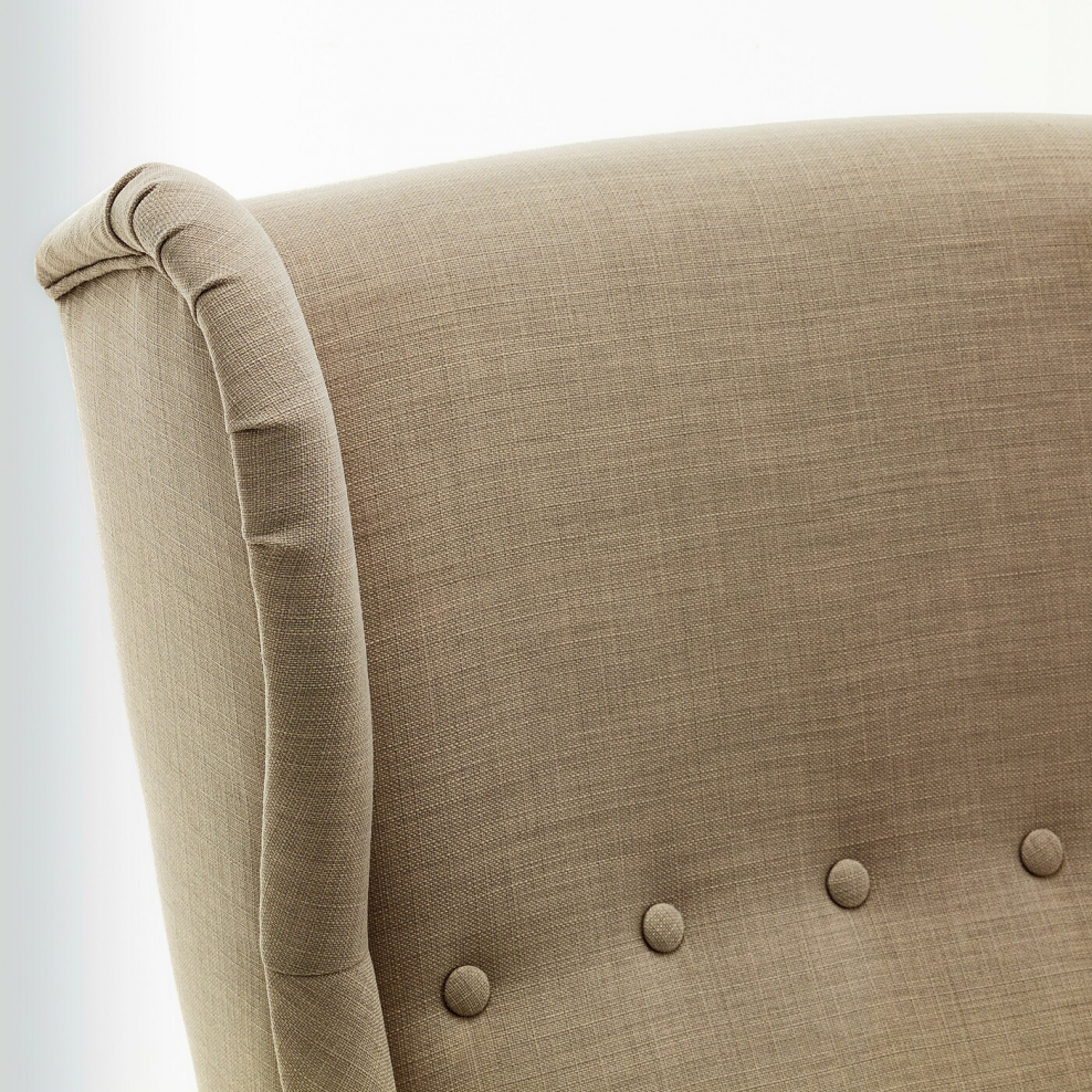 Желтое кресло СТРАНДМОН В интерьере