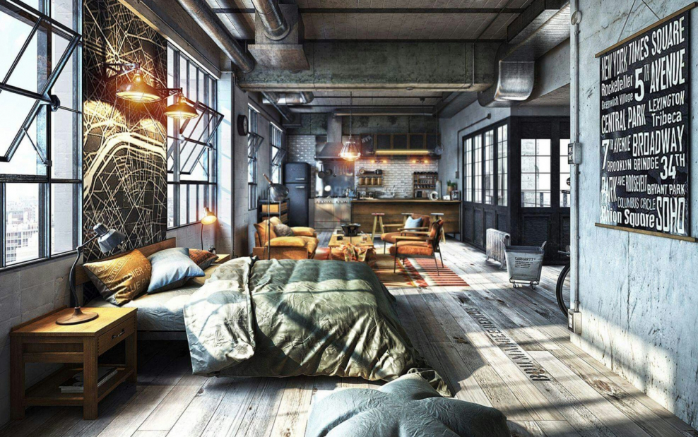 Нью-йоркский стиль в интерьере