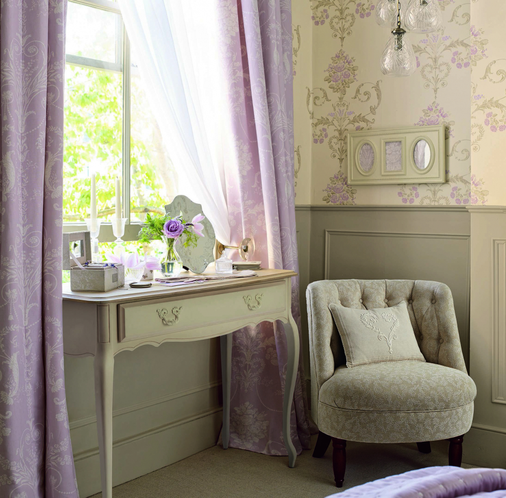 Нежные тона шторы пастельные