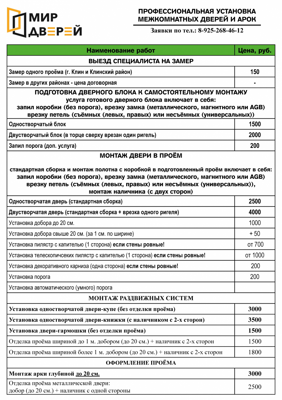 Лучший дизайн прайса