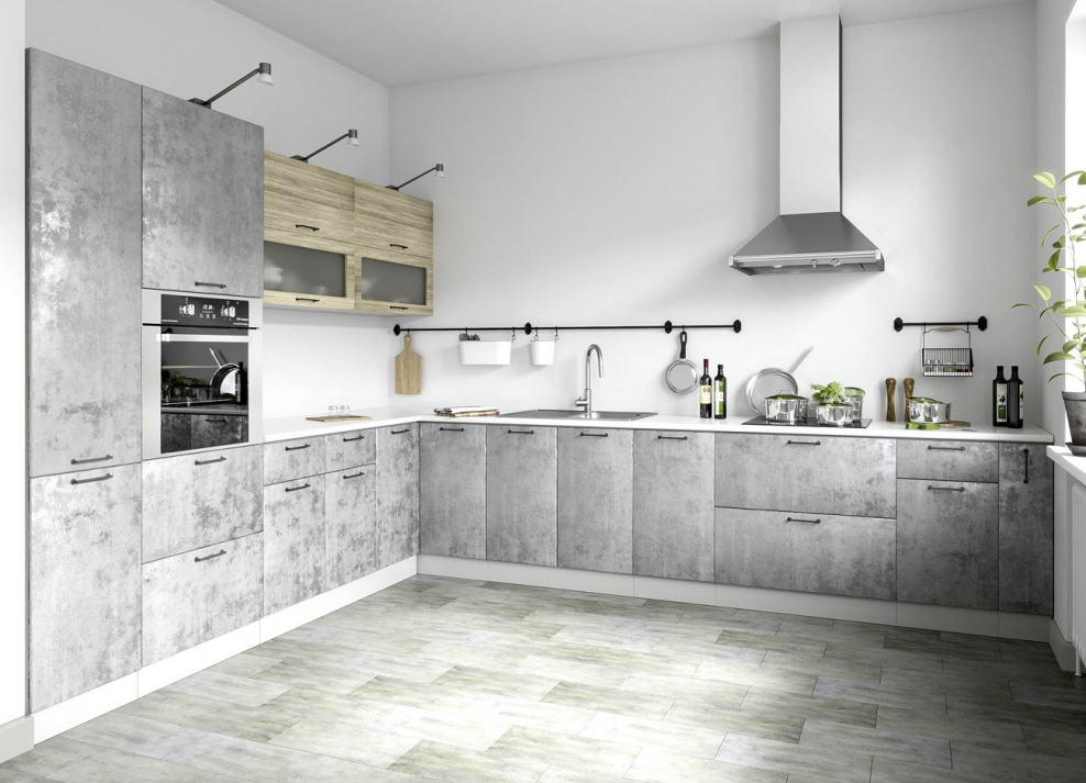 Кухня лофт ДСВ мебель