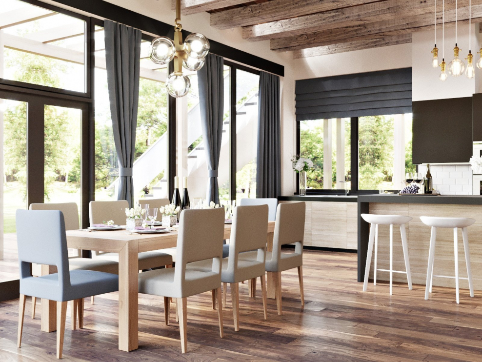 Интерьер в стиле эко Минимализм