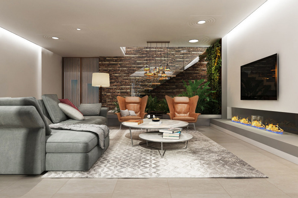 Интерьер в стиле эко Минимализм