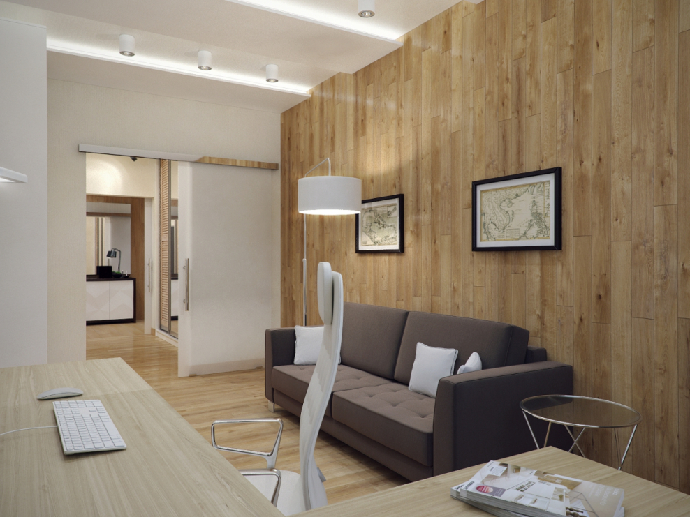 Однокомнатная квартира в экостиле