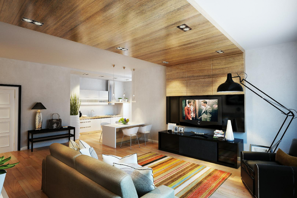 Эко Минимализм гостиная