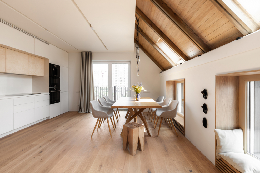 Чердачная квартира интерьер