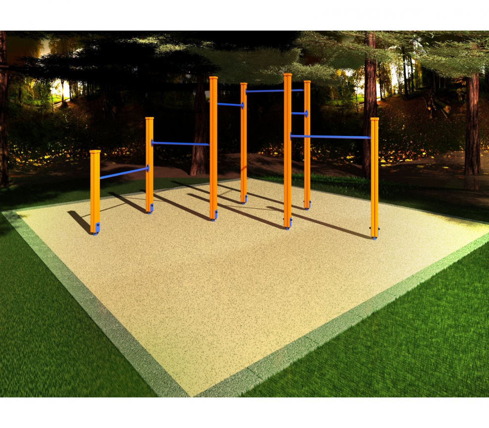 Спортивный комплекс (9.85×4.23×2.35 м)