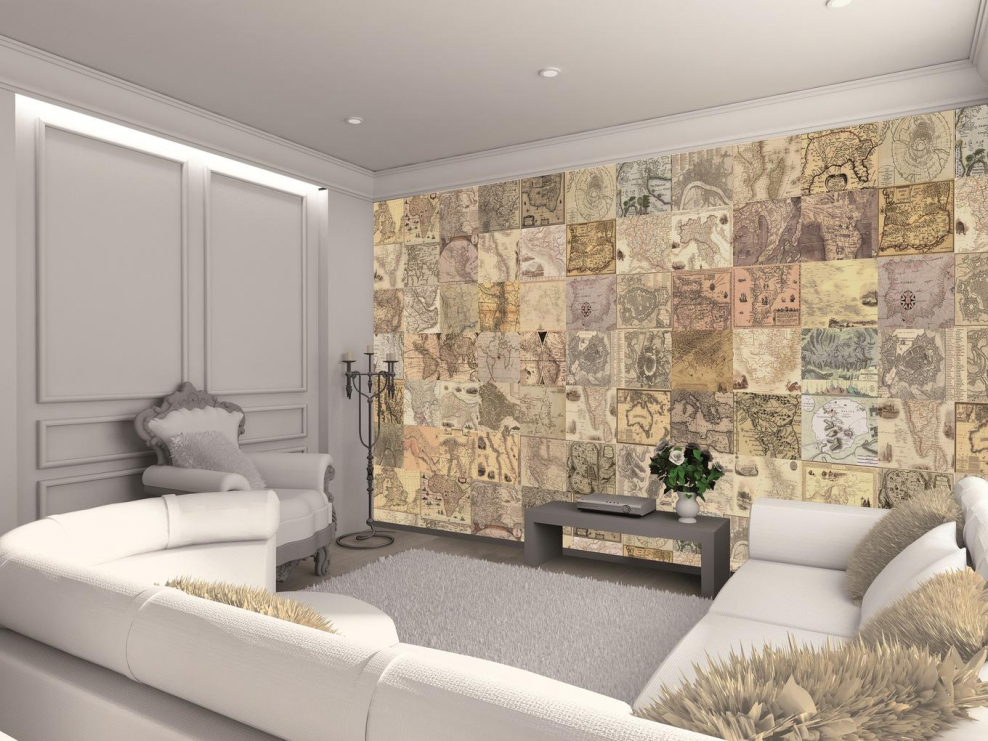 Необычные обои для стен