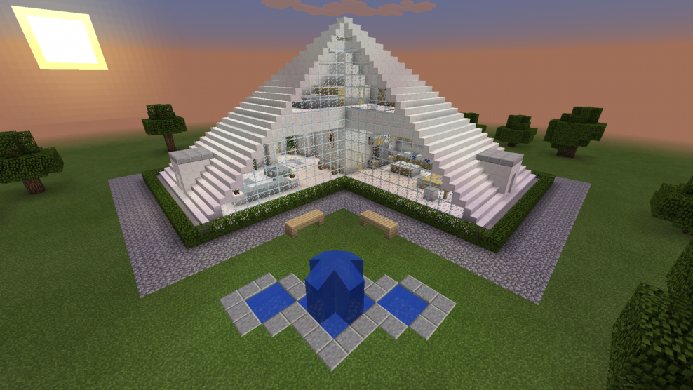 Красивые постройки домов в МАЙНКРАФТЕ
