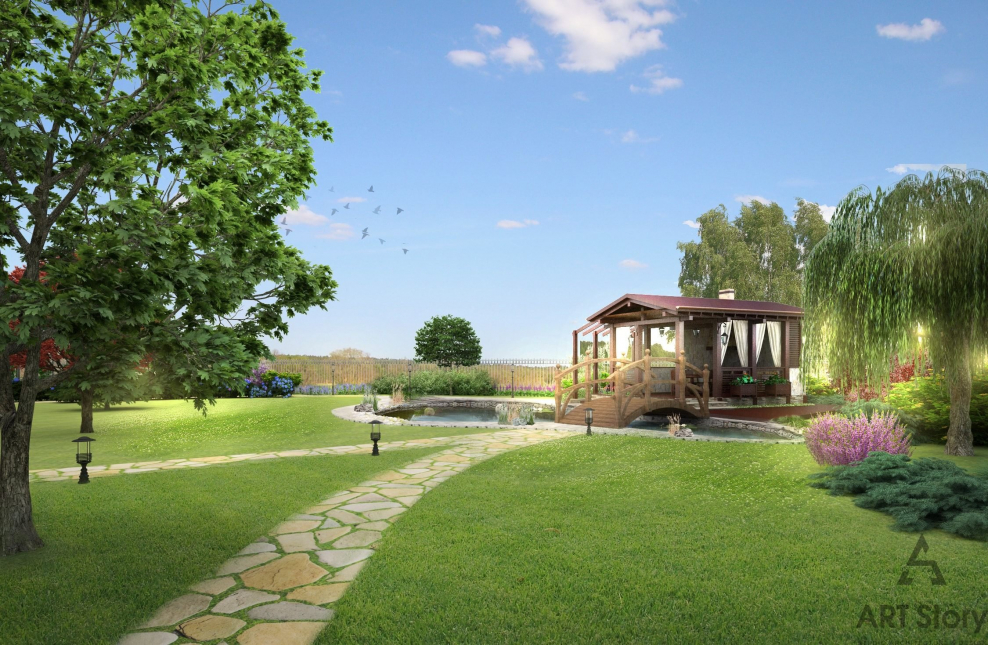 Загородный участок