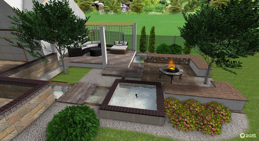 Студия ландшафтного дизайна проекты