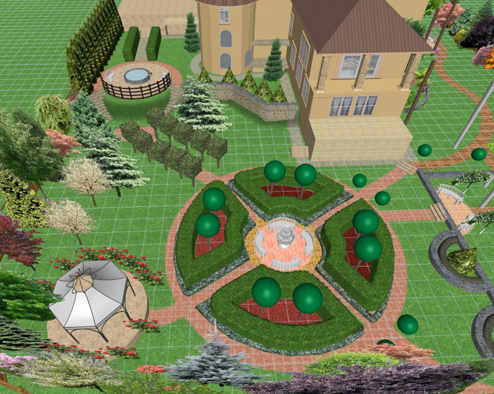 Ландшафтная планировка участка