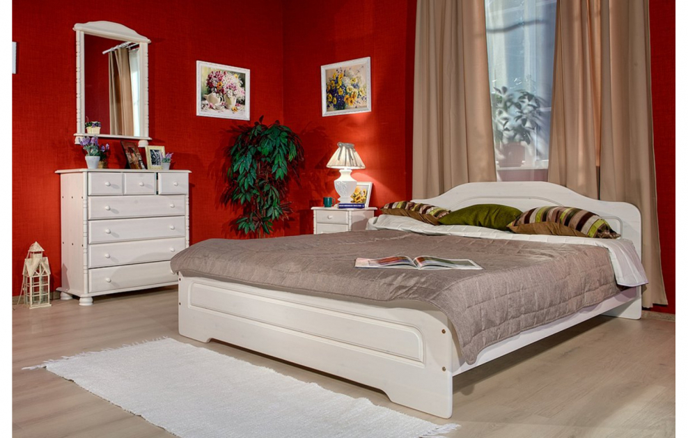 Кровать Эрика белая