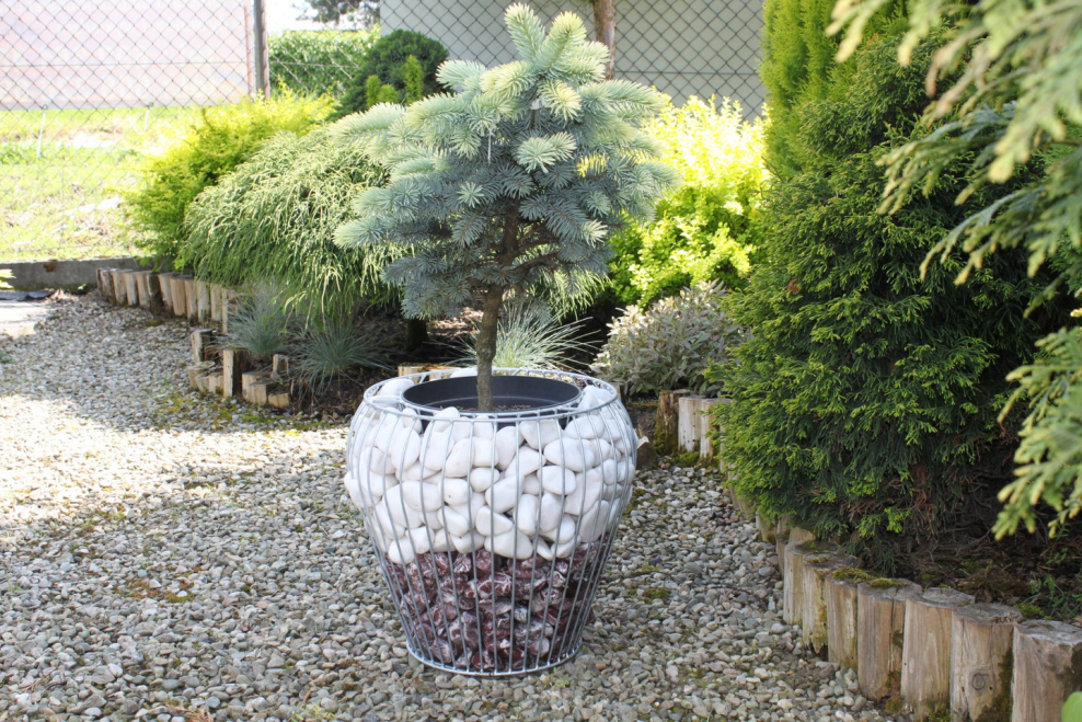 Габионы шары вазоны