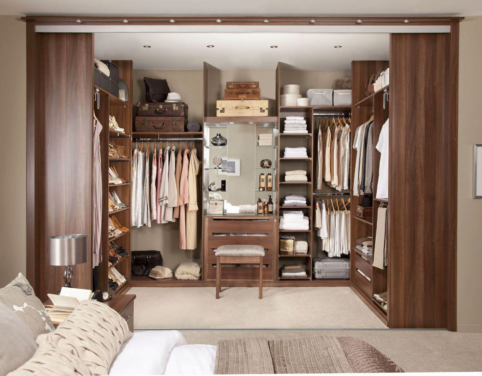 Гардеробная в современном стиле