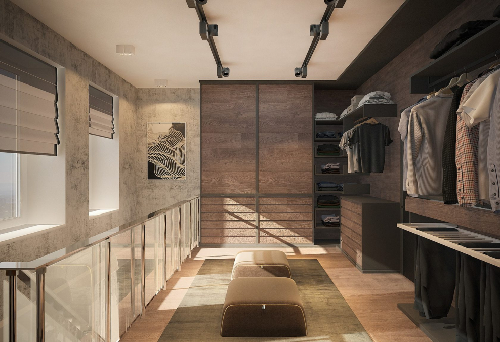 Гардеробная 160 на 160