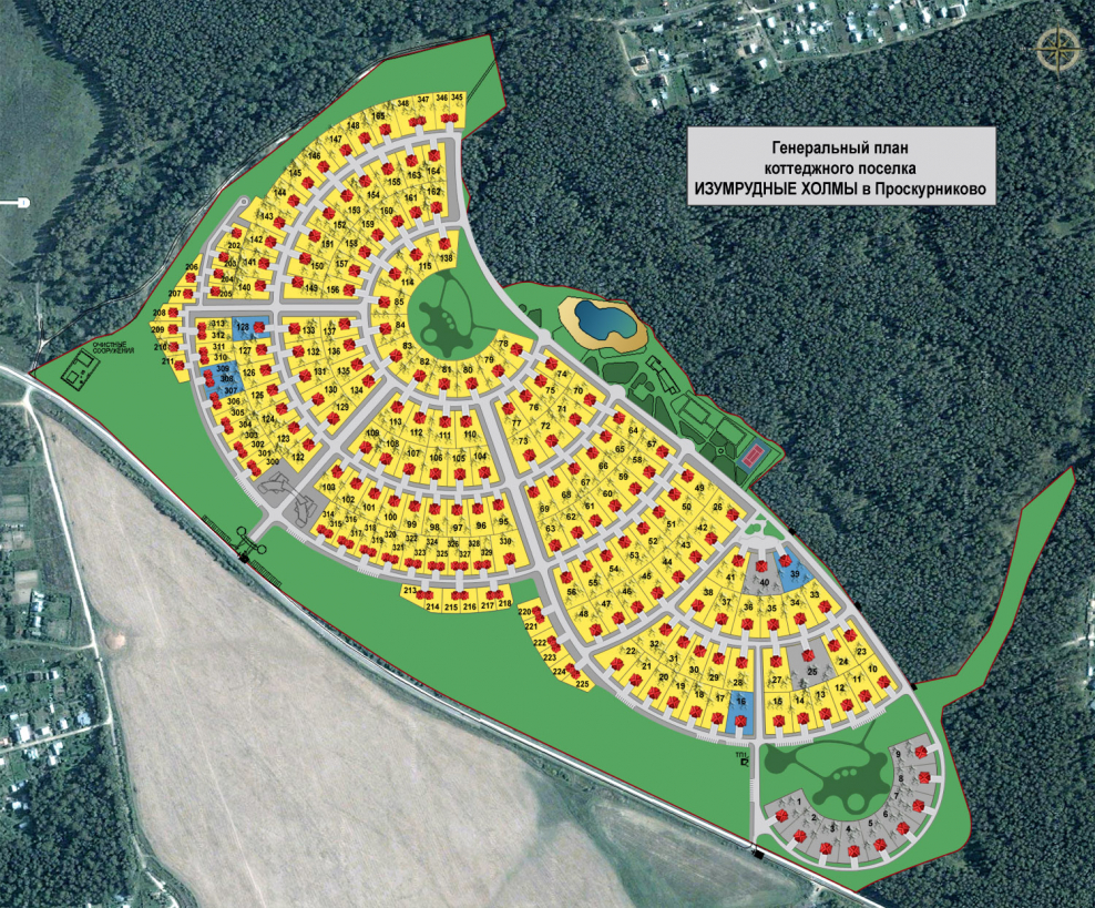 Планы застройки пос. Прибрежный