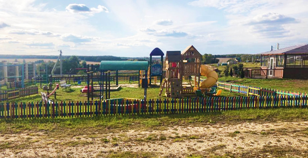 Горный щит поселок белые росы