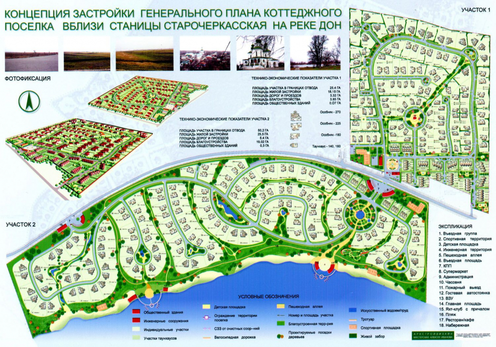 Проекты коттеджных поселков эконом класса