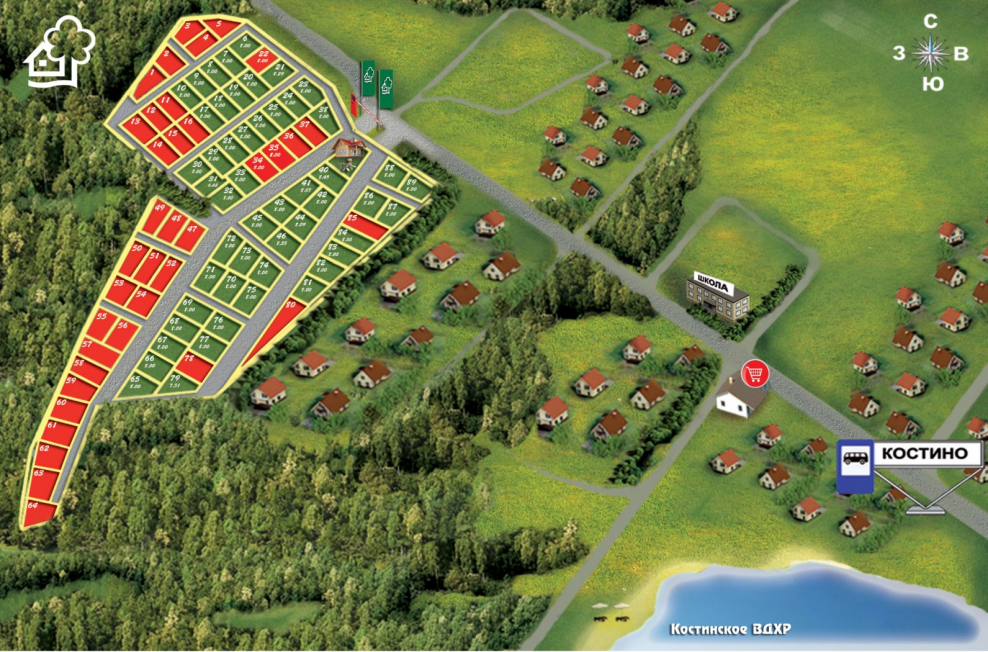 Карта апарт отеля Имеретинский