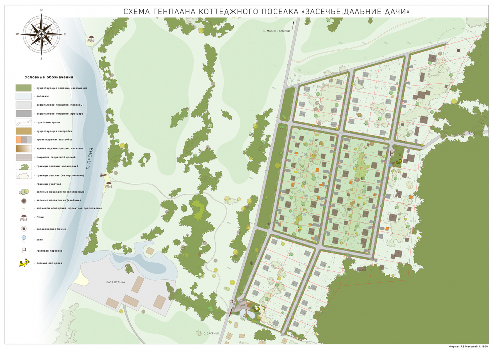 Варежки-3 коттеджный генплан