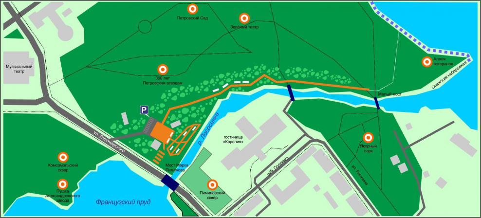 ЖК Прибрежный парк генплан