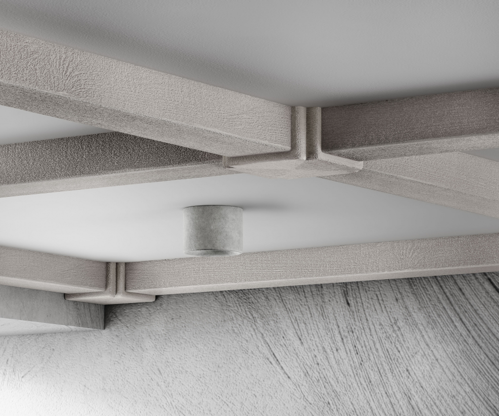 Декоративная балка Cosca, 90х60х2000, дуб светлый