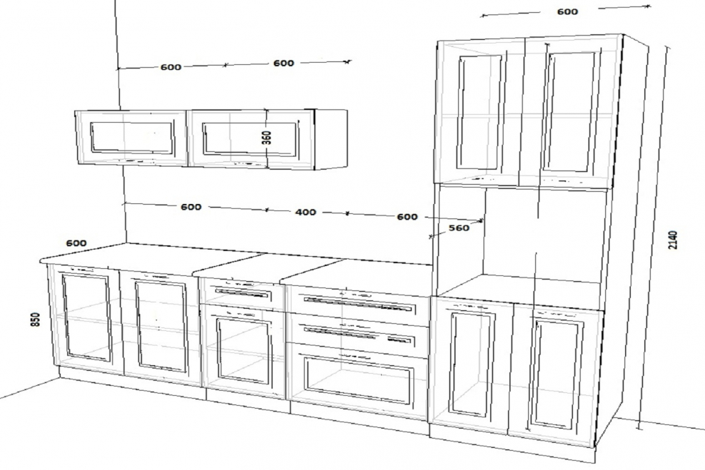 Развертка комнаты чертеж
