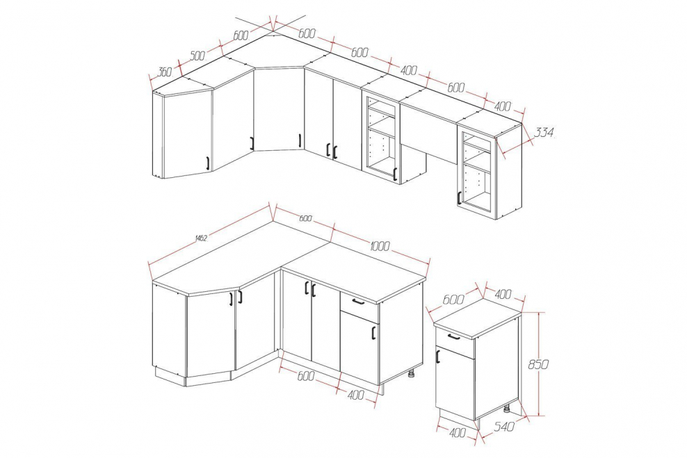 Кухонный гарнитур Светлана хофф