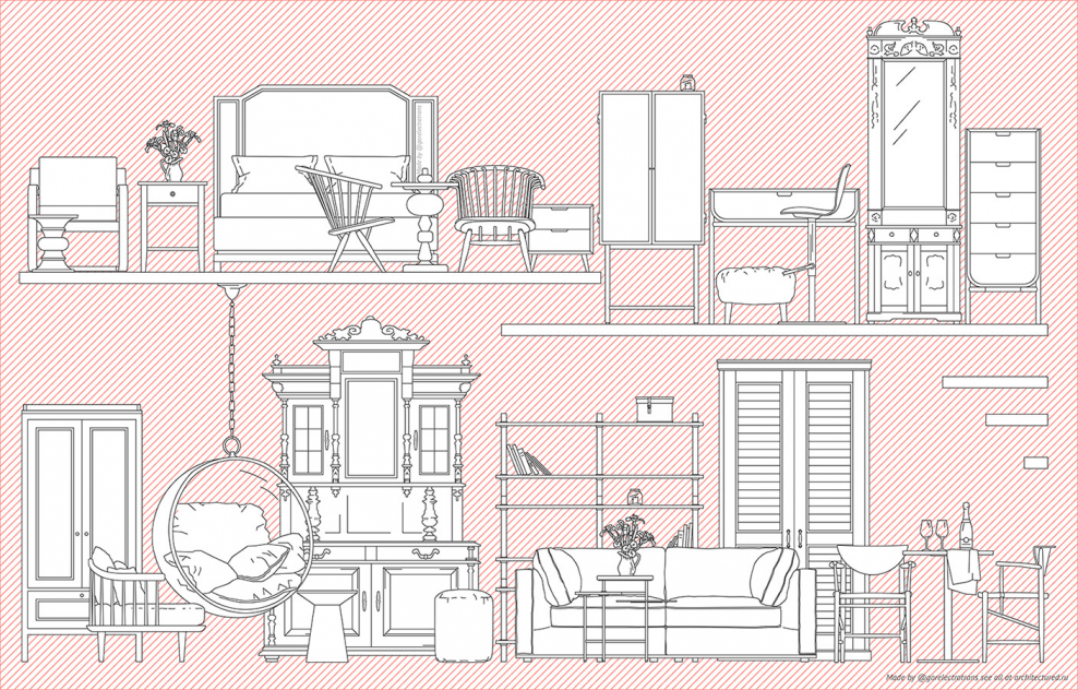 Бумажная мебель для кухни