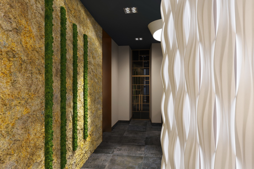 Гипсовые световые 3d панели Lightwave