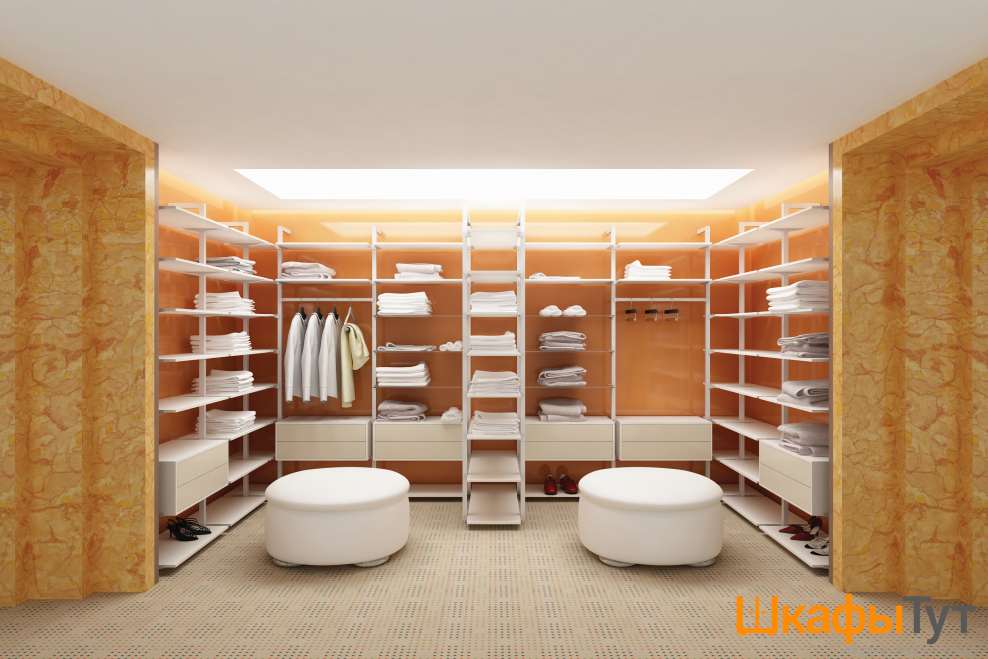 Гардеробные в частном доме