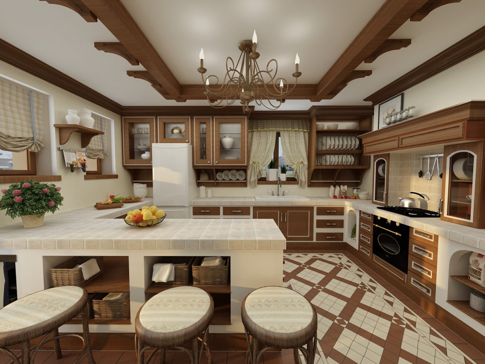 Немецкий стиль в интерьере кухни