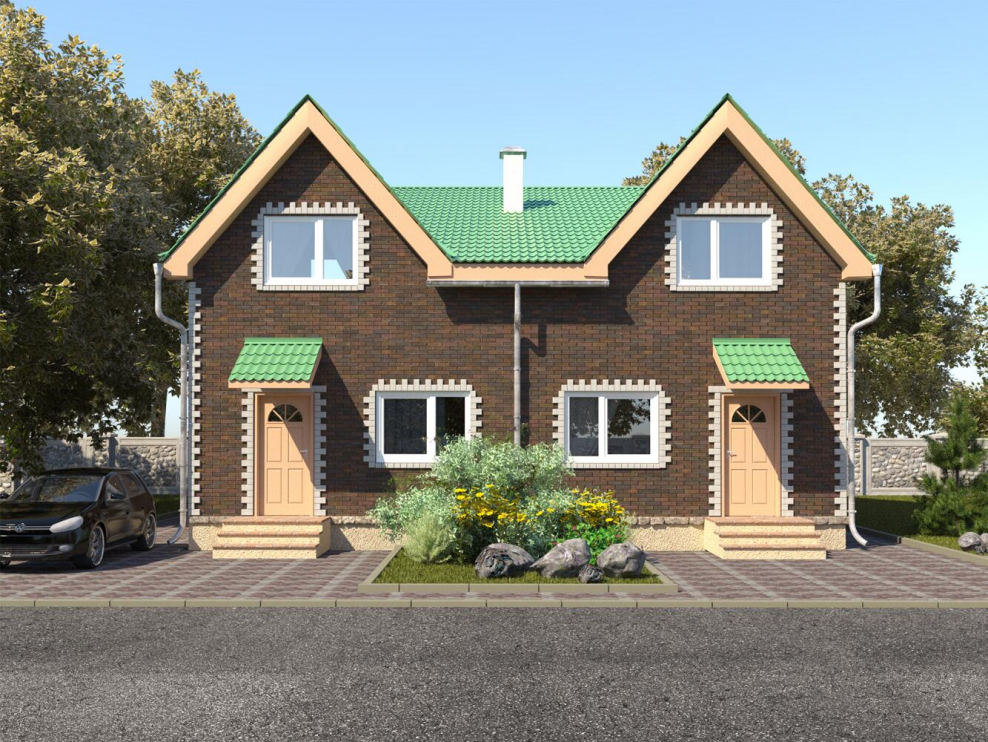 Таунхаус отдельностоящий