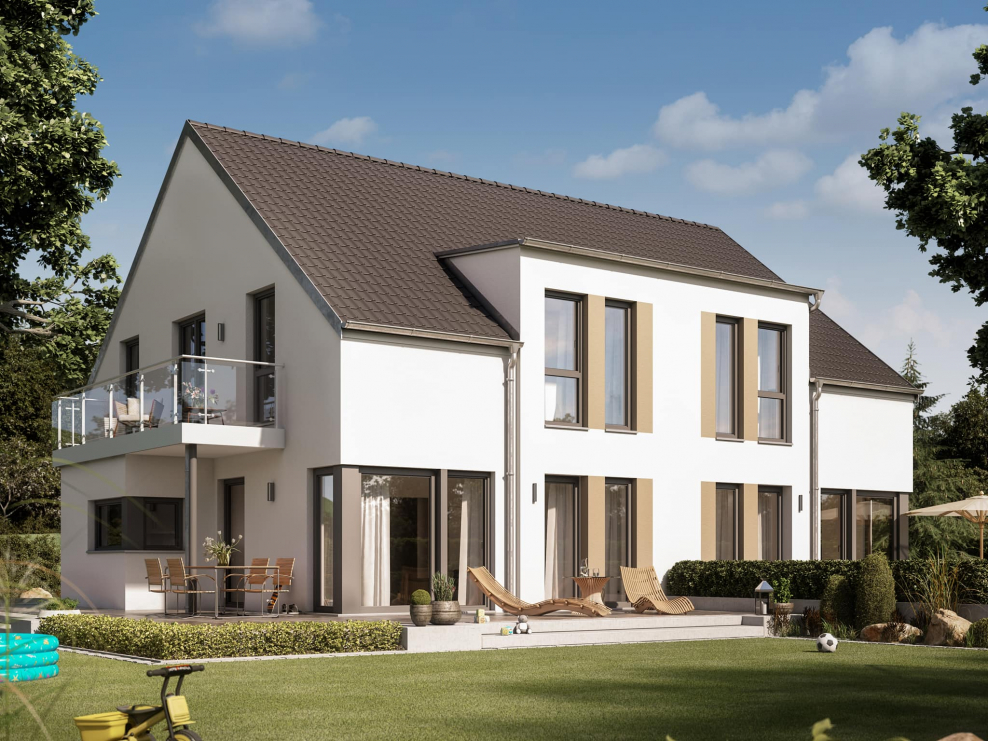 Небольшой дом на две семьи