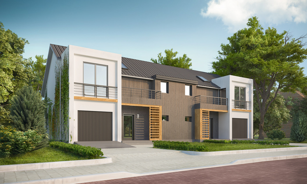 Проект Дюплекс 2 семьи