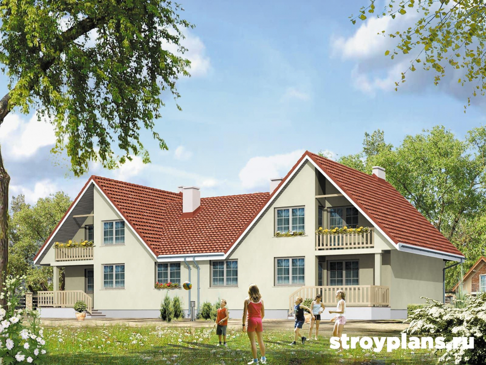 Дом на две семьи