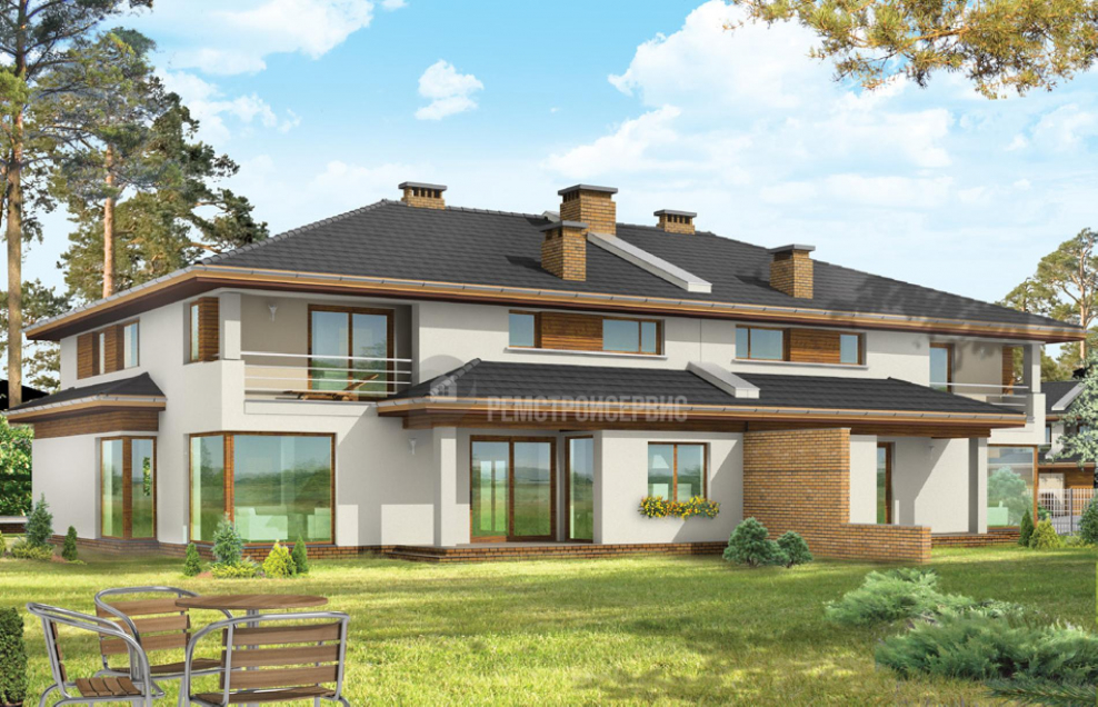 Двухэтажный дом на два хозяина