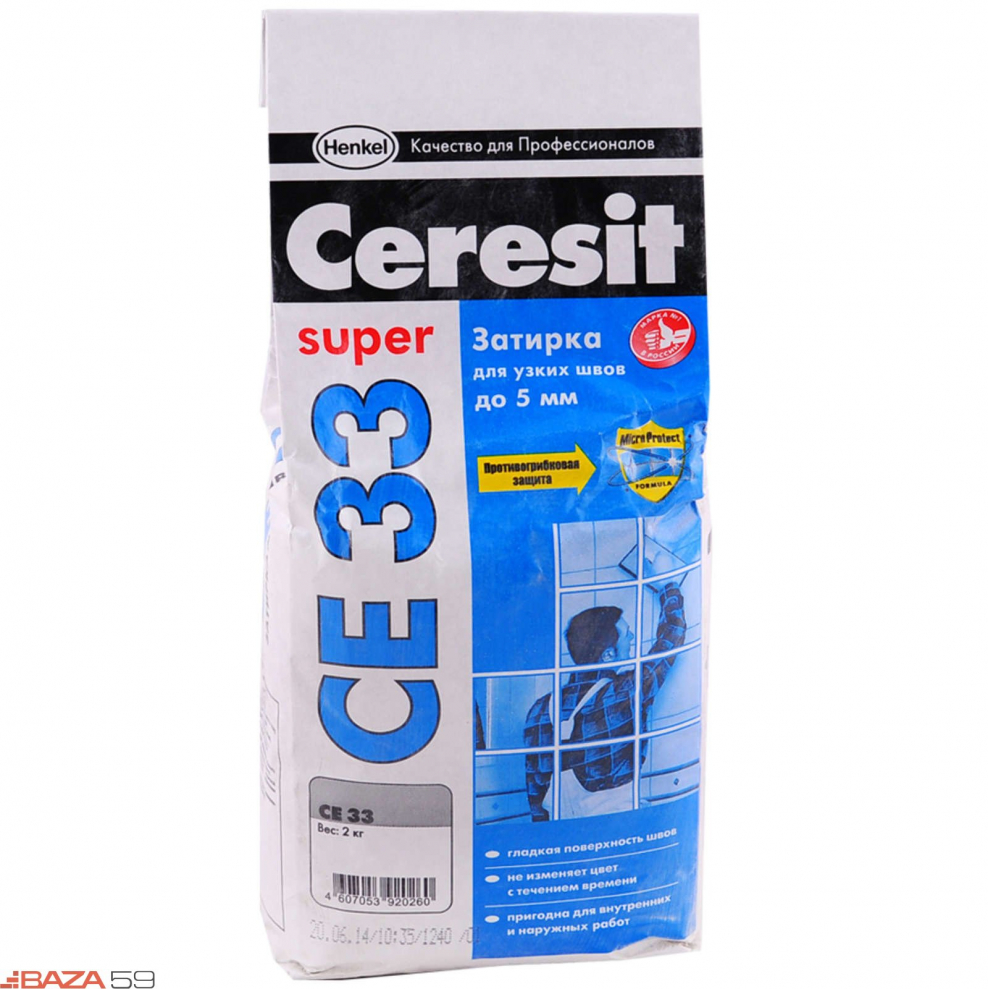 Затирка для плитки Церезит се 33